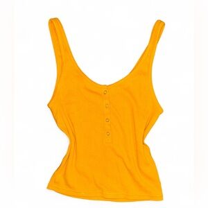 Abercrombie & Fitch Vibrant Orange Tank Top